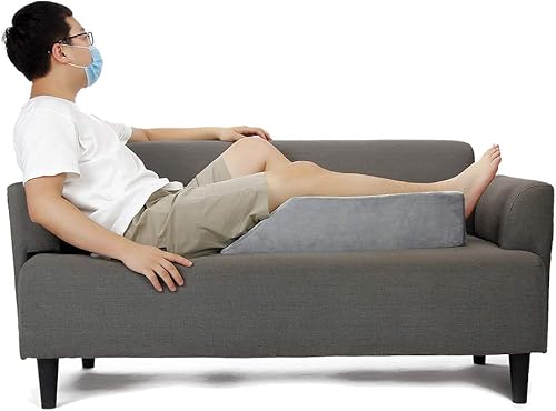 Miniatura 6 de Almohada de elevación de piernas Cuña Rodilla después de la cirugía Elevación de pie Almohada elevada para reposo de piernas Almohada de apoyo de