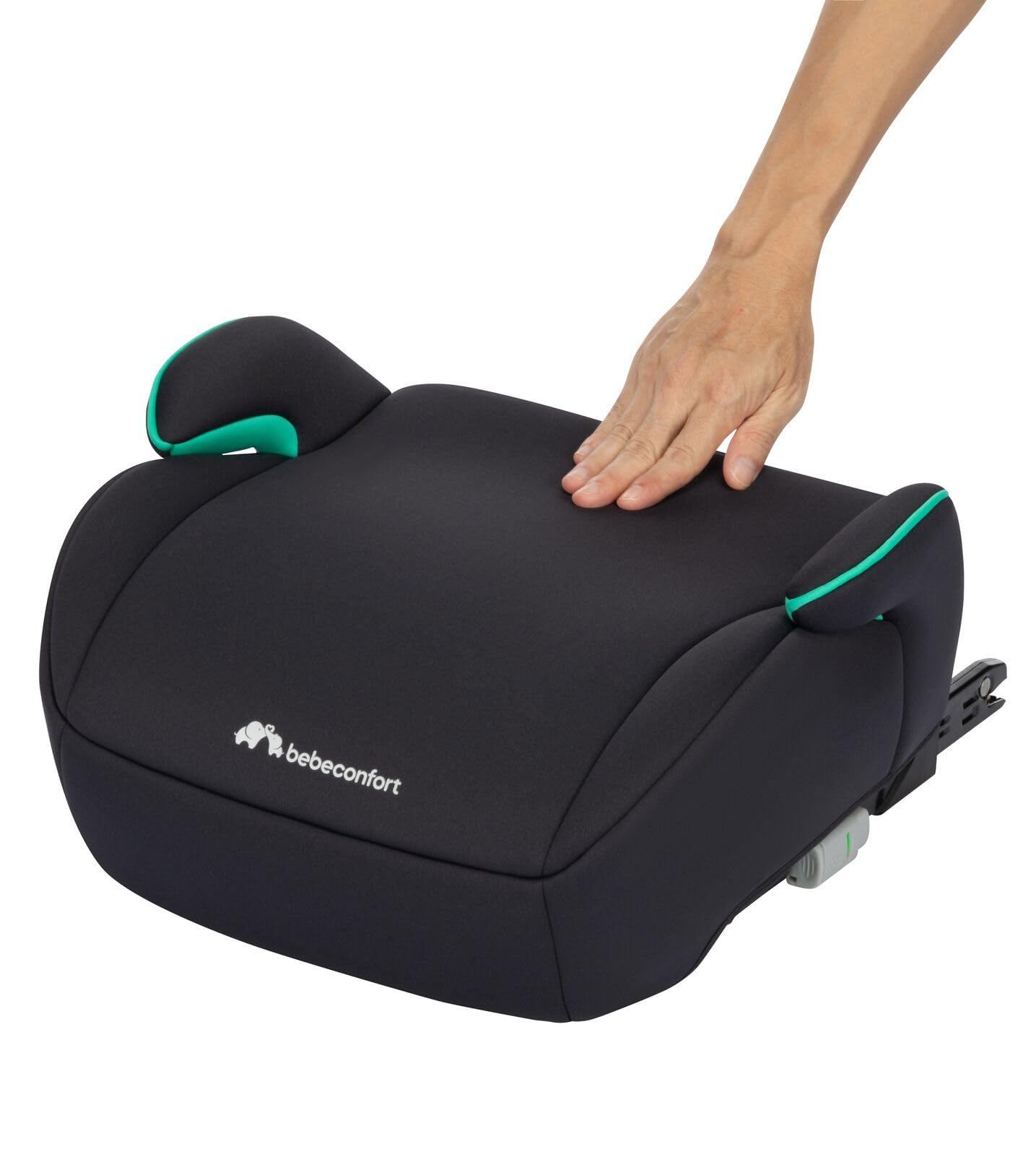 Bebeconfort Gaia i-Fix Sitzerhöhung, ISOFIX-Sitzerhöhung, Kompakt und leichtgewichtige Auto-Sitzerhöhung, von 6 bis 12 Jahren, 22–36 kg, 128–150 cm, Mineral Black