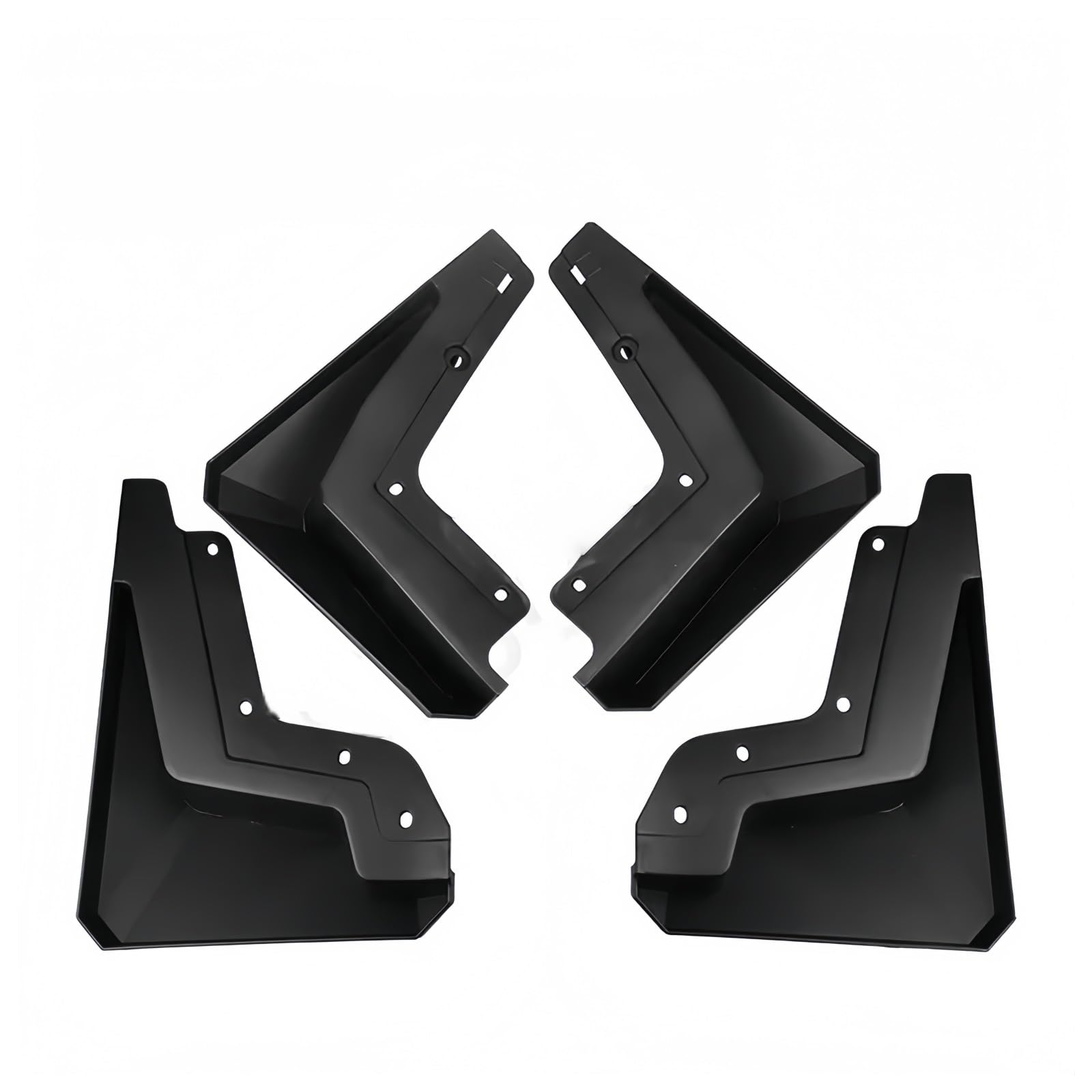 Protección total contra barro en Tesla Cybertruck: kit completo de guardabarros robustos 7