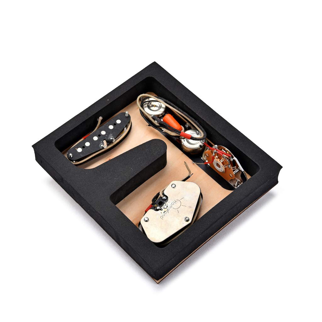 Telecaster Guitar Bridge & Pickup Set - 3-Saddle Bridge Plate With Alnico V Neck Pickup & Control Plate