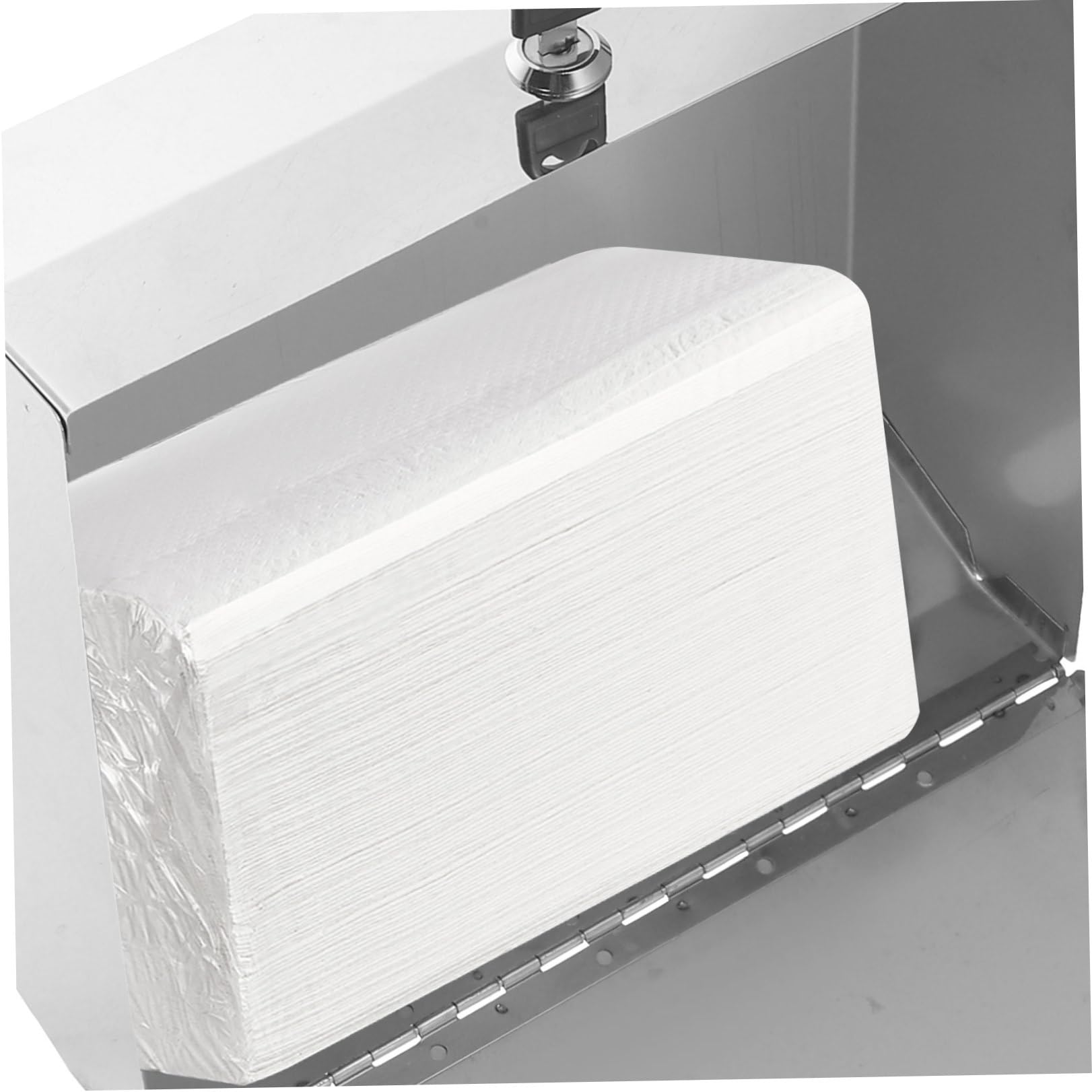 YARNOW Edelstahl Papierhandtuchspender mit Wandmontage Benutzerfreundliches Design Wasserfest für Badezimmer und Öffentliche Plätze Stilvoll und Elegant