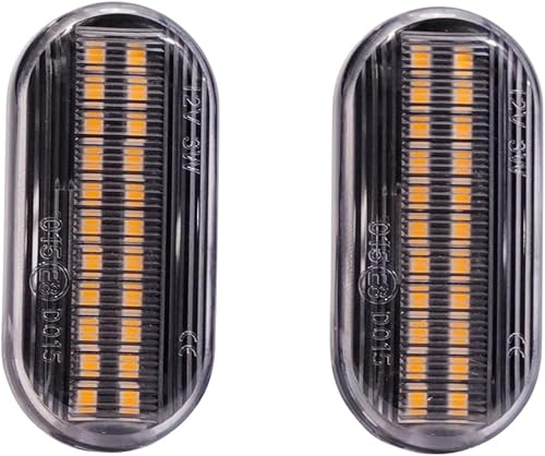 2 unids dinámicas LED luces de marcador lateral 12 V fluye luz de señal de giro montaje para Nissan Qashqai J10 Micra C Frontier D40 Navara Versa