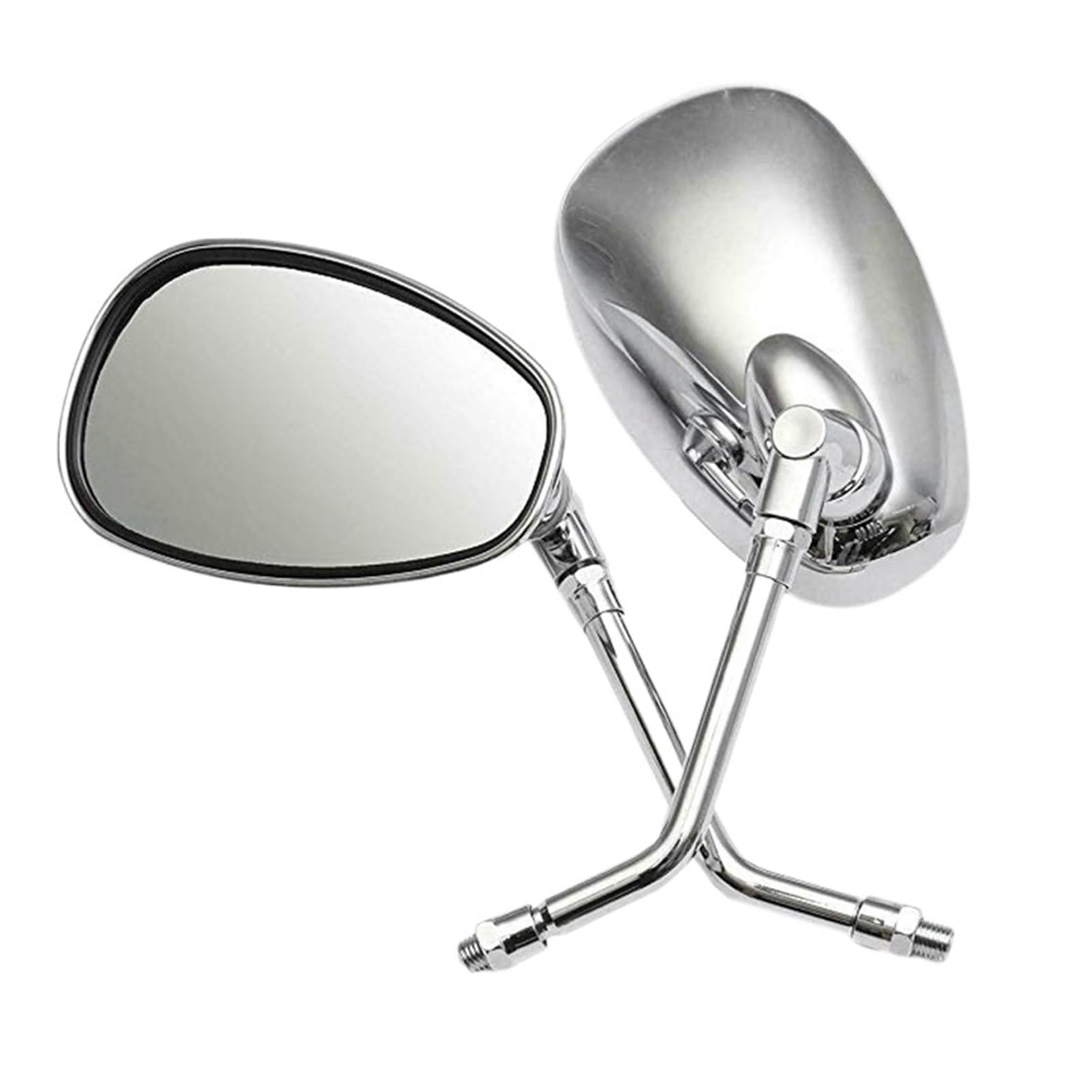 Honda Shadow 1100 Parts For Honda Shadow Spirit 750 1100 VTX1300 VTX1800 Chrome Motorcycle Mirrors M10 E Honda Motorcycle Mirrors - Foto 6