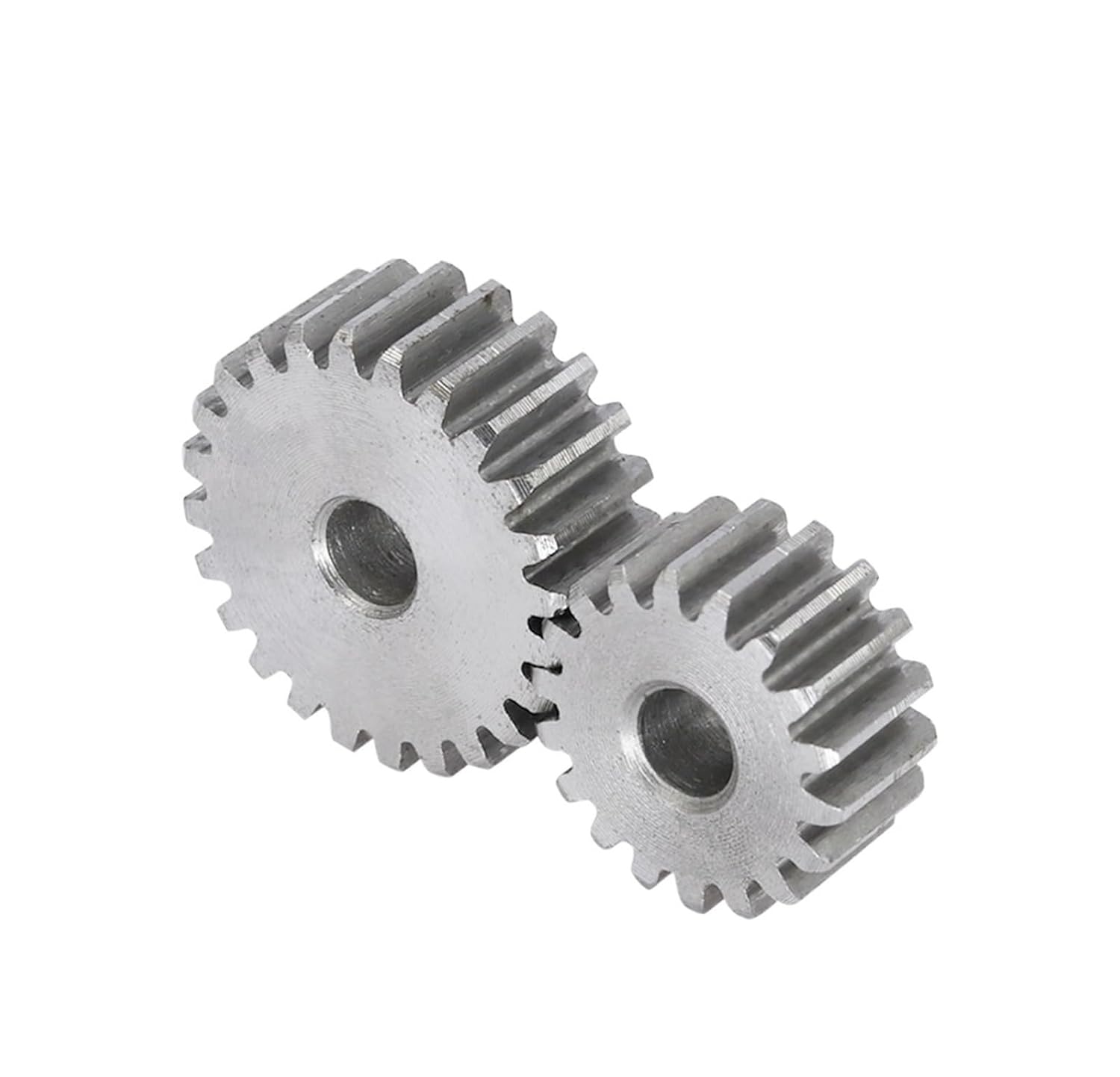 Bevel Gear Pinion Hardware Mechanical 1pcs Spur Gear 1M-21/22/23/24/25/26/27/28/29/30T Carbon Steel Cylindrical for Transmission Accessories(1M21T - Bore 6 mm)