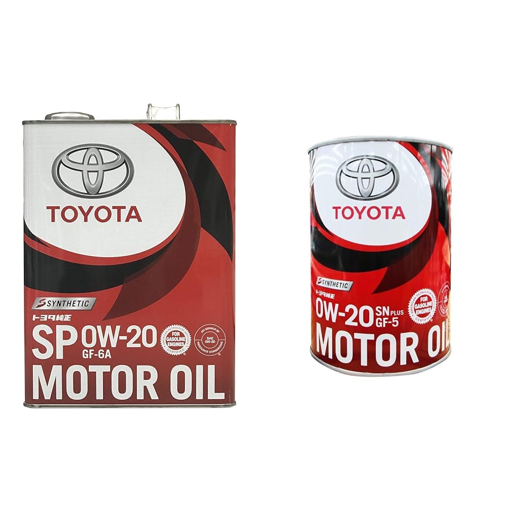 Amazon | 【セット買い】TOYOTA(トヨタ) 純正モーターオイル SP 0W-20