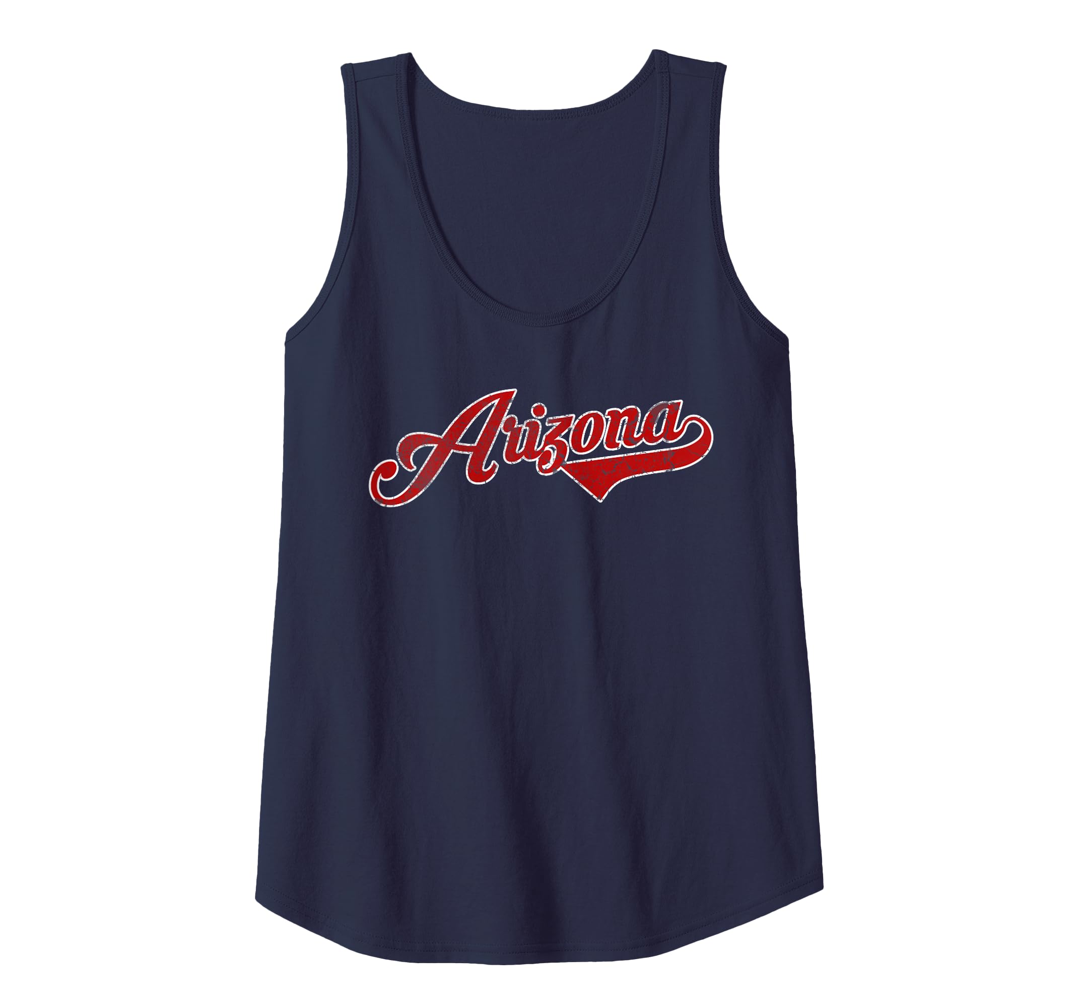 Arizona Baseball Distressed Retro Vintage Tank Top