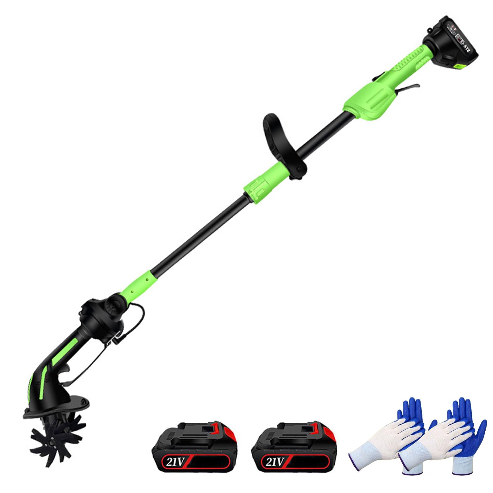 Rotavateur de jardin électrique pour béquiller sans fatigue ni mal de dos