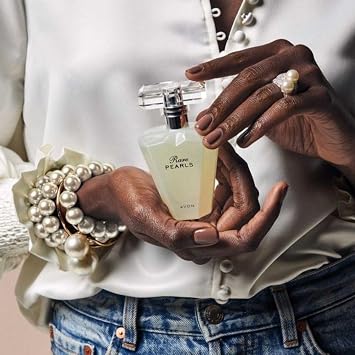AVON Rare Pearls Eau De Parfum for Women Soft Floral Perfumes for Women with Magnolia, White Pepper & Rosewood Long Lasting Womens Fragrance for Special Occasions & Gifting, 1.7 fl oz travel size
