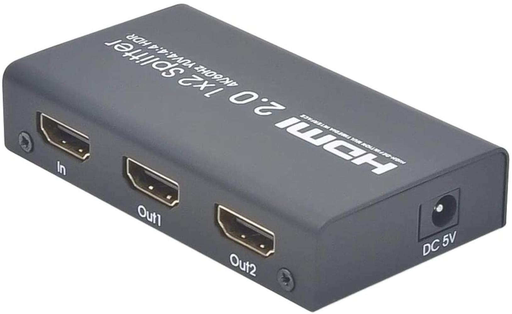 HDMI2.0 Splitter Un Punto Due Uno su Due Indietro Video ad Alta 4K può Essere collegato a Computer Portatile/Dvd/Set-Top Box