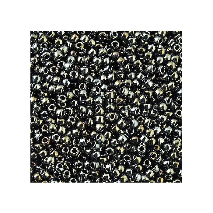 100 g TOHO Round Seed Beads Rocailles, Size 11/0, Metallic Iris Brown (# 83), Japan, Glass — image 1