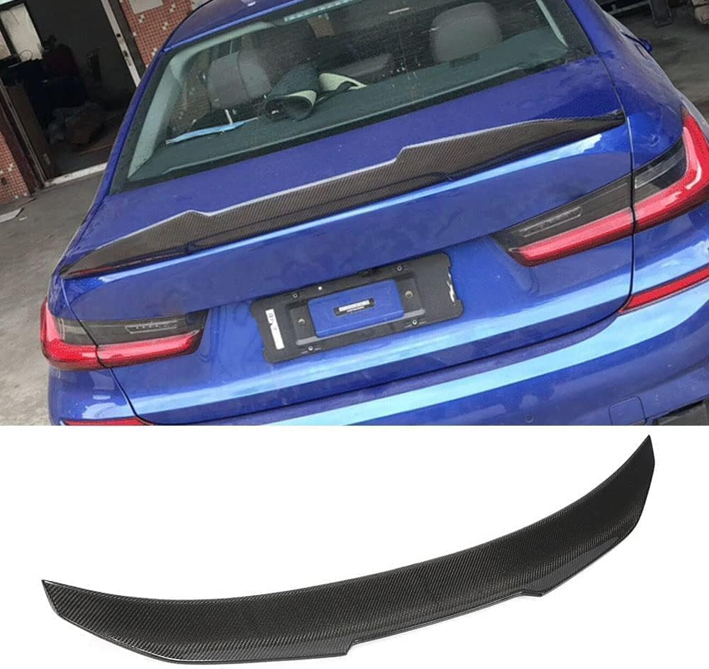 Aileron arrière BMW Série 2 F22 F87 M2 en fibre de carbone look pour élégance sportive