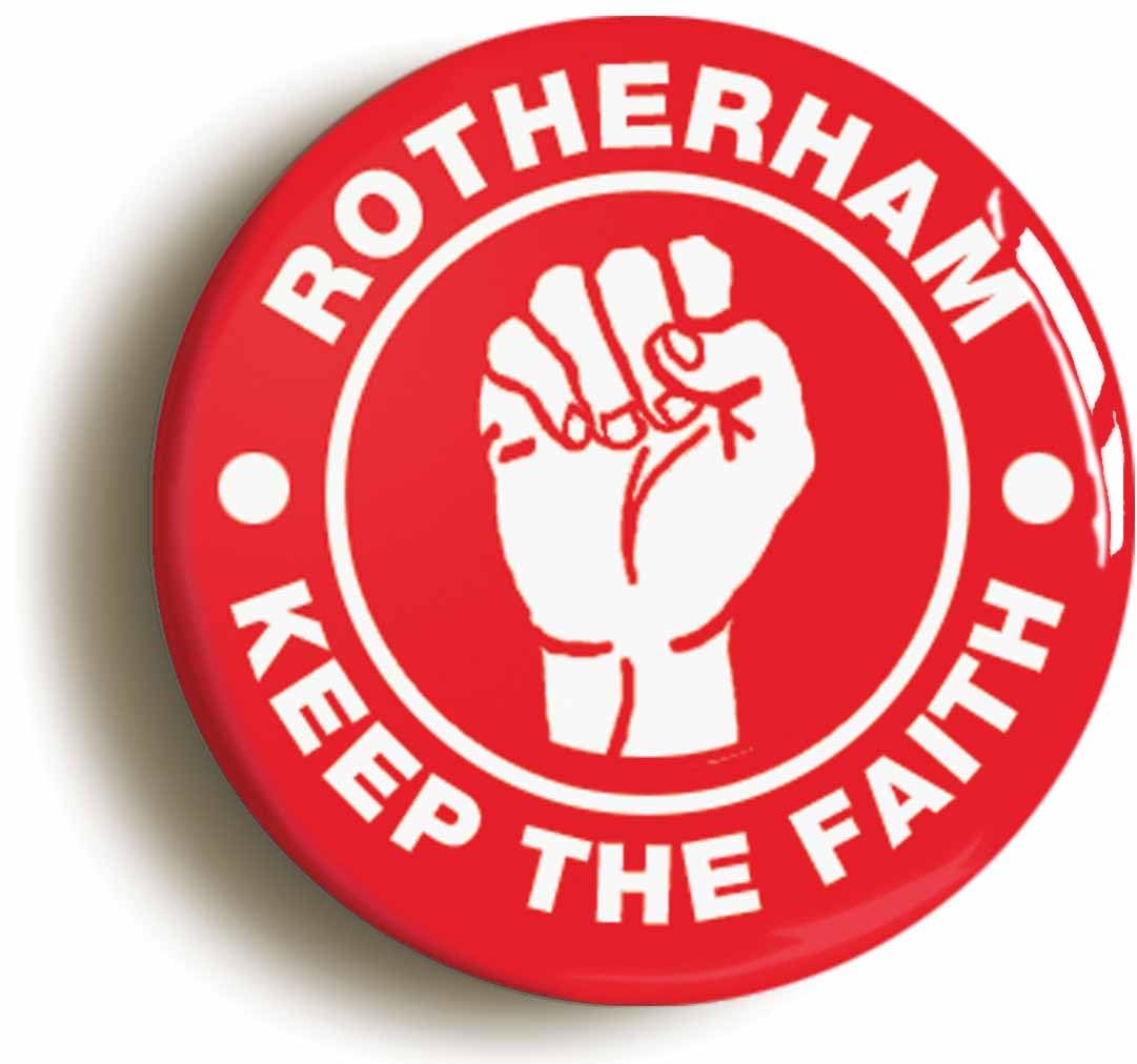 Rotherham Keep The Faith Northern Soul Fridge Magnet (Circular 2inch / 50mm Diameter)