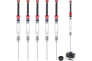 6 Pack Fountain Pen Ink Syringe Filler with Removable Blunt Needle