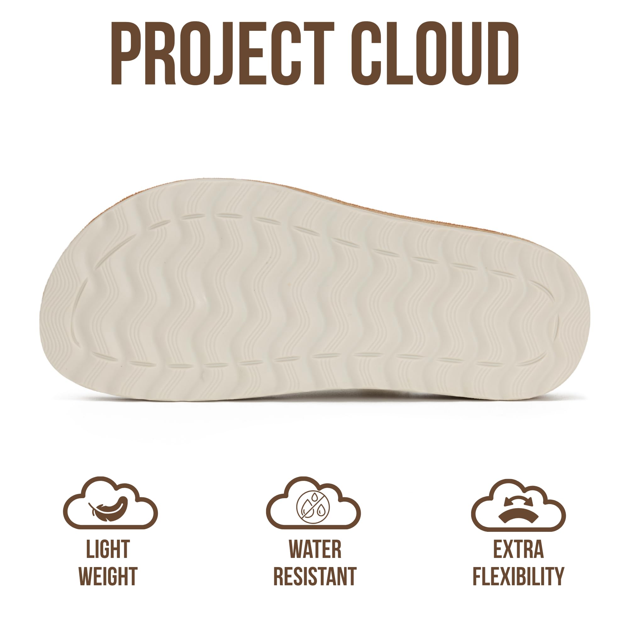 Project Cloud Comfortable Sandals Women - Lightweight with Plush & Soft Insole Buckle Womens Sandals - Non Slip and Durable Fashion Platform Slides for Women 2026 (LIGHT) - 4
