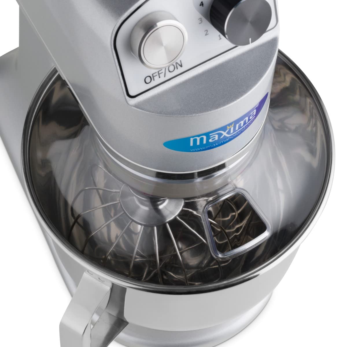 Maxima Miscelatore Planetario - 7 L - Impasto fino a 2 Kg - Grigio argento