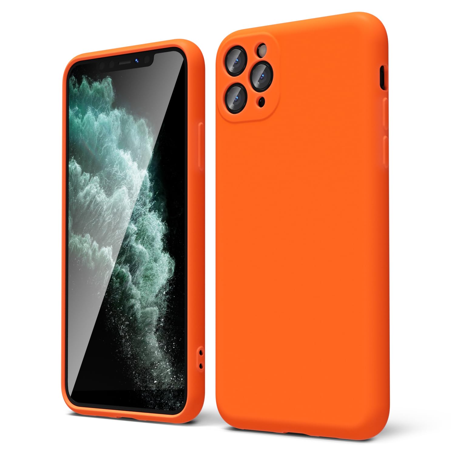 oakxco for iPhone 16 Pro Max Case Liquid Silicone, Soft Rubber Gel Elegant Aesthetic Basic Simple Cover, Cute Thin Slim TPU Matte Solid Color Plain Smooth Case for Women Girl, Light Pink — view 1009