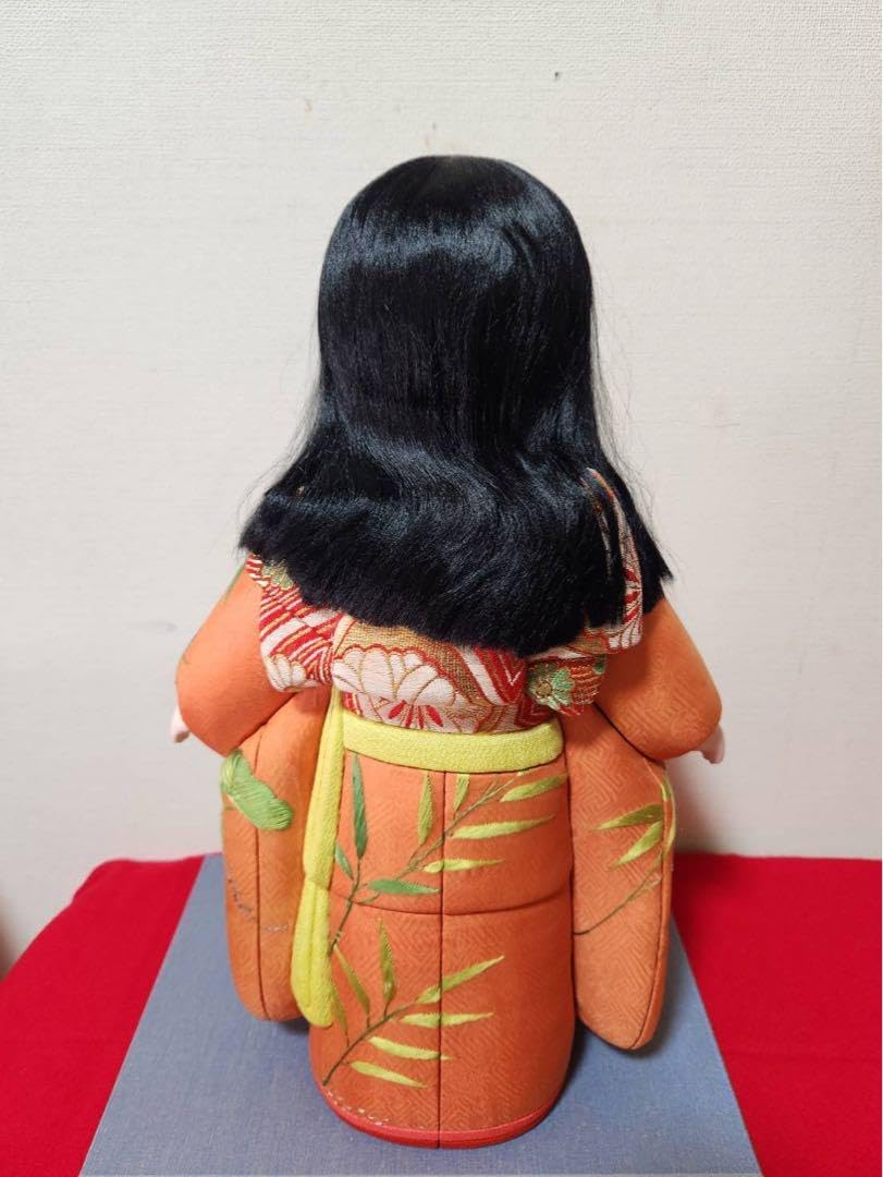 約50cm大きな 市松人形 2体 桜山作 台座 箱付き レトロ 伝統工芸