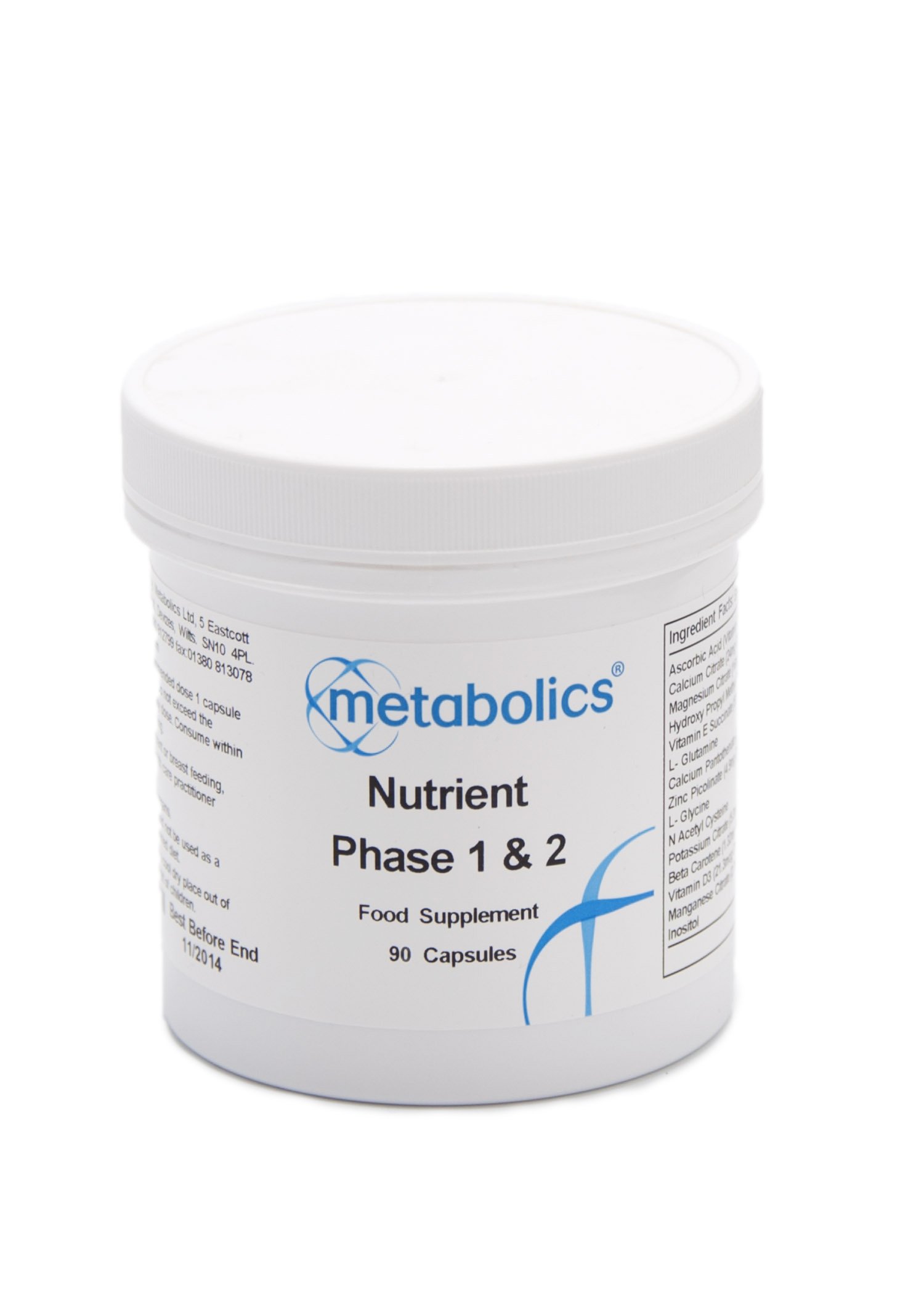 Nutrient Phase 1+2 (Pot of 90 Capsules)