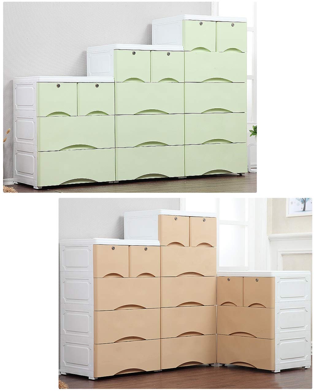 Amazon｜XU-zgang ベビーチェスト引き出し、デッキ引き出しタイプ収納
