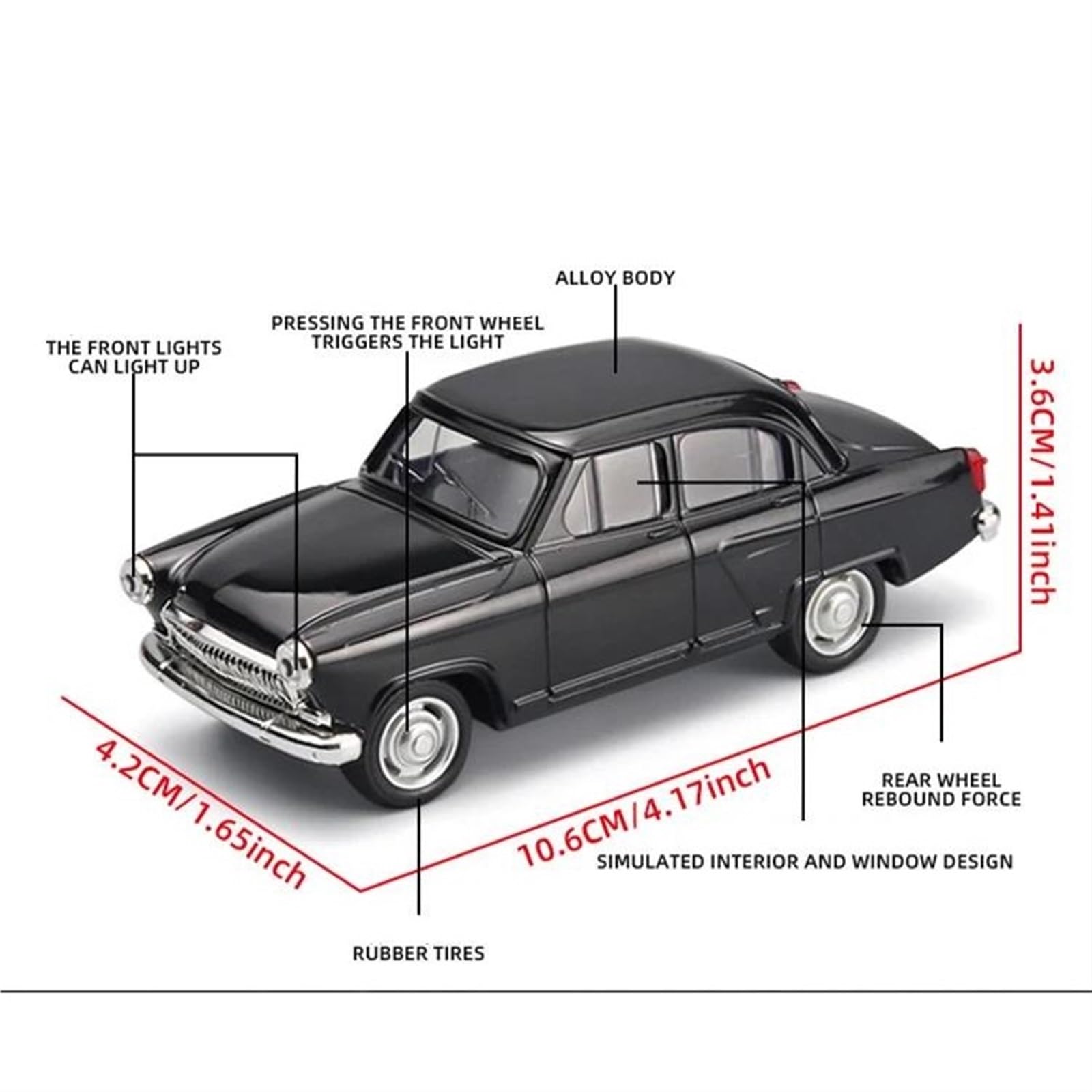 Amazon.co.jp: Display Cars 1/43 Volga GAZ-21 合金車モデル ダイ