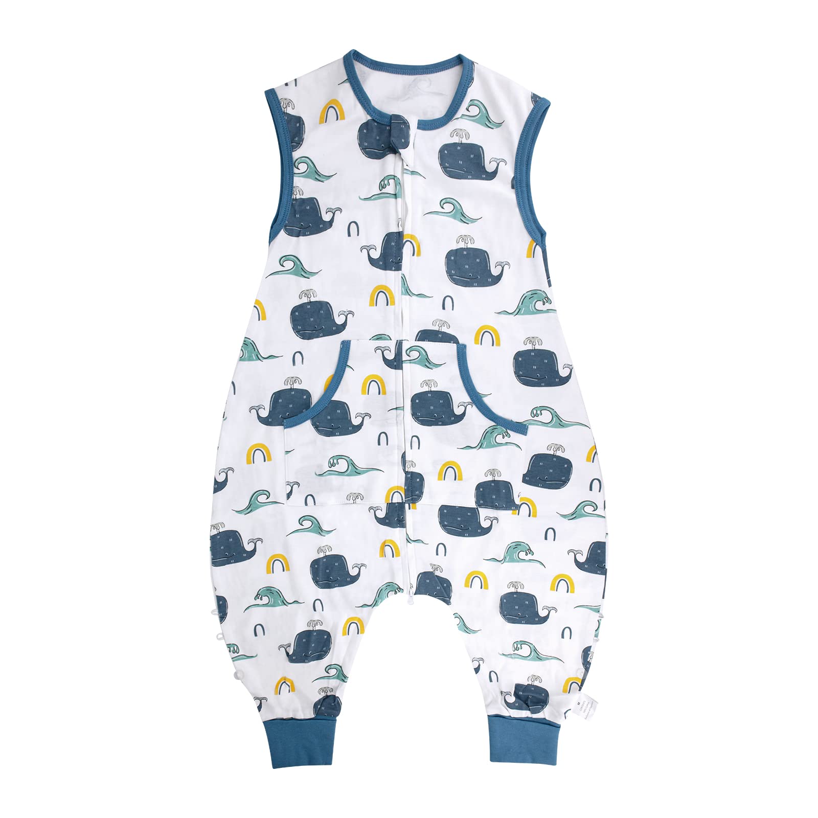 NOUJULOUNNOUJULOUN Toddler Sleeping Sack, Toddler Sleep Sack with Feet, Walker Sleep Sack, Sleep Sack with Legs,0.5Tog