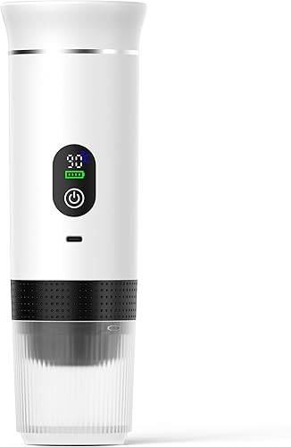 Miniatura 10 de Cafetera automática de café expreso, doble infusión caliente y fría, presión de 20 bares, máquina de café portátil compacta con calentamiento