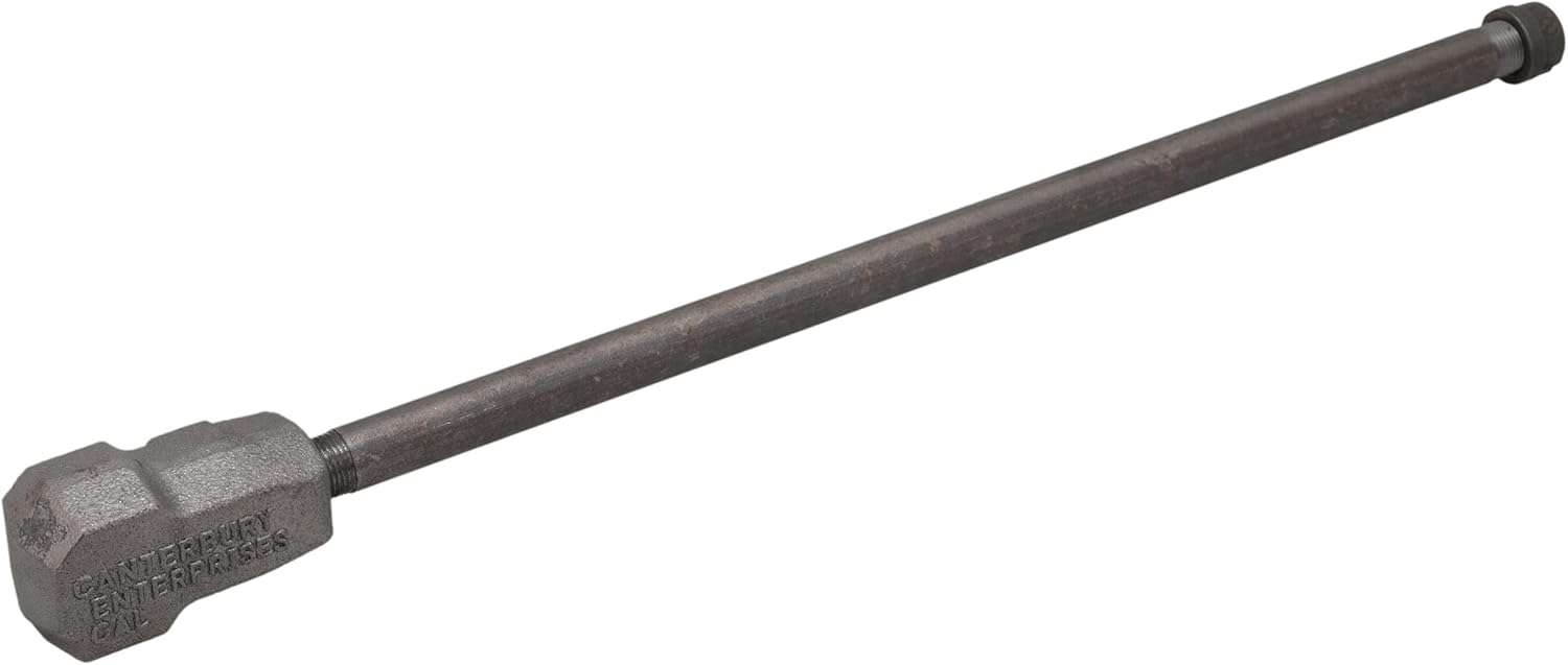 Supplying Demand LLA90-LP55-165 Fireplace Fire Pit | Log Lighter Propane 90 Degree Inlet Orifice Hole Size # 55 with 16.5" Ported 3/8 NPT Pipe and 3/8 NPTF Pipe Cap