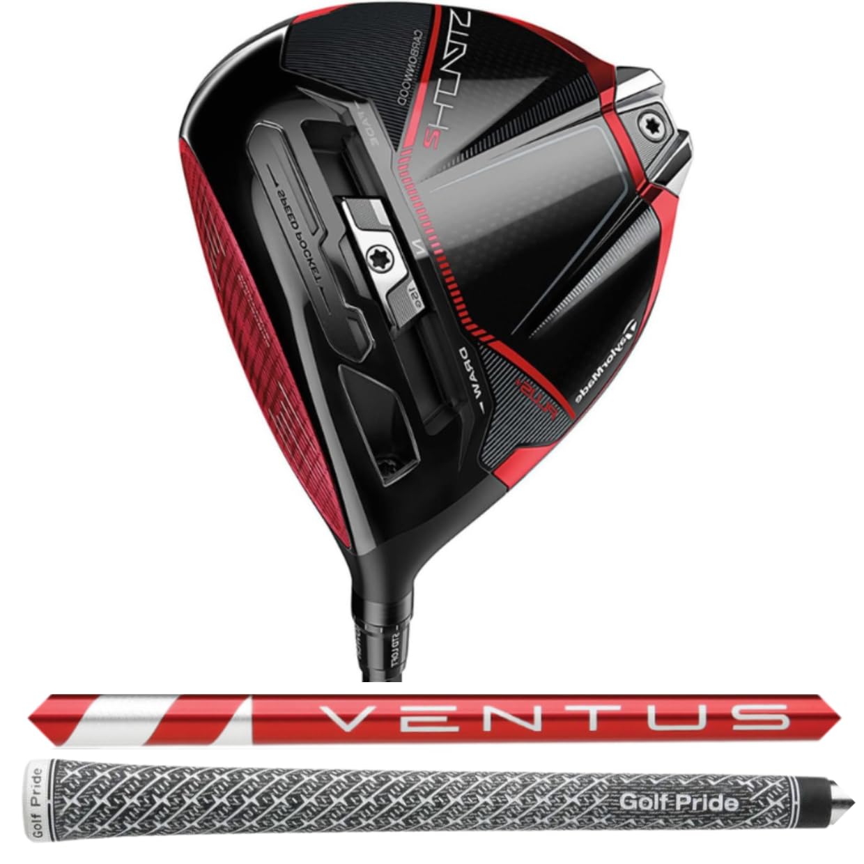 Driver TaylorMade Stealth 2 Plus 9*, per mancini, Fujikura Ventus Red Stiff Flex