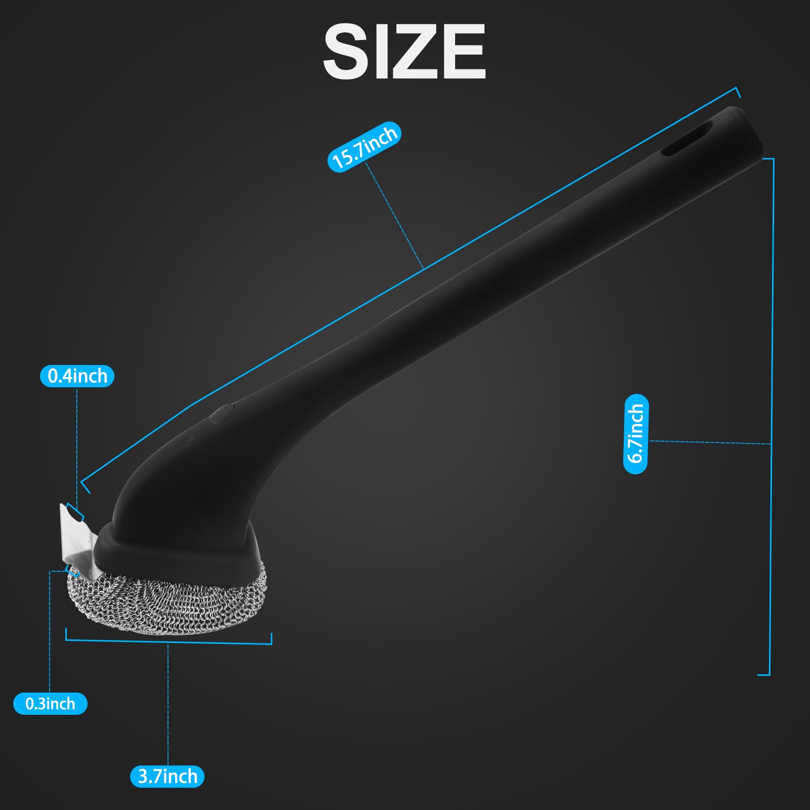 Grillreinigungsbürste Multifunktional - Praktische Reinigung Für Grillrost & Zubehör