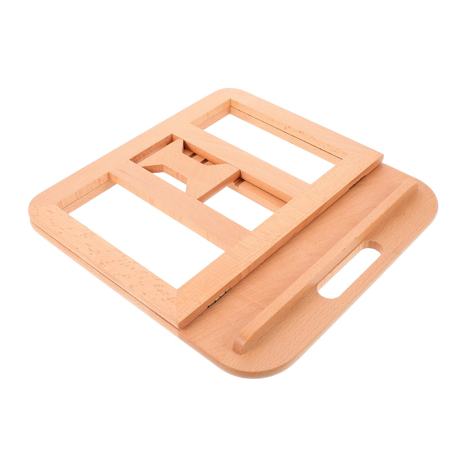 DOITOOL Supporto Pieghevole Livelli Laptop Regolabile Legno, 6