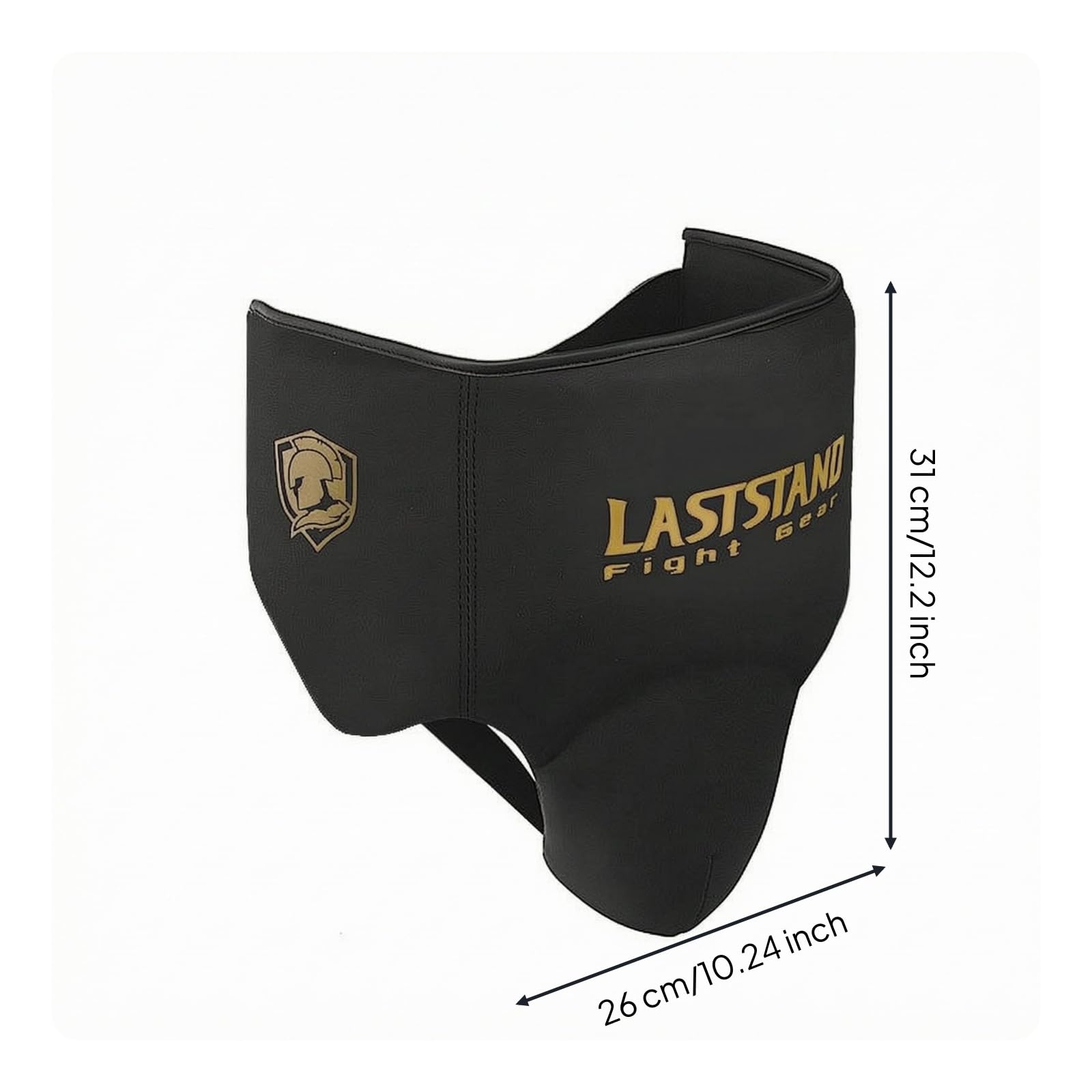 Protector Ingle Deportivo Copa Protectora Coquilla Guardia Suspensión Ligera con Material PU y Más Espuma para Boxeo Artes Marciales Entrenamiento