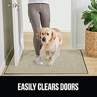 Vista 23 de Gorilla Grip - Tapete afelpado original de goma con perfil bajo, resistente, duradero, impermeable y fácil de limpiar para interior y exterior