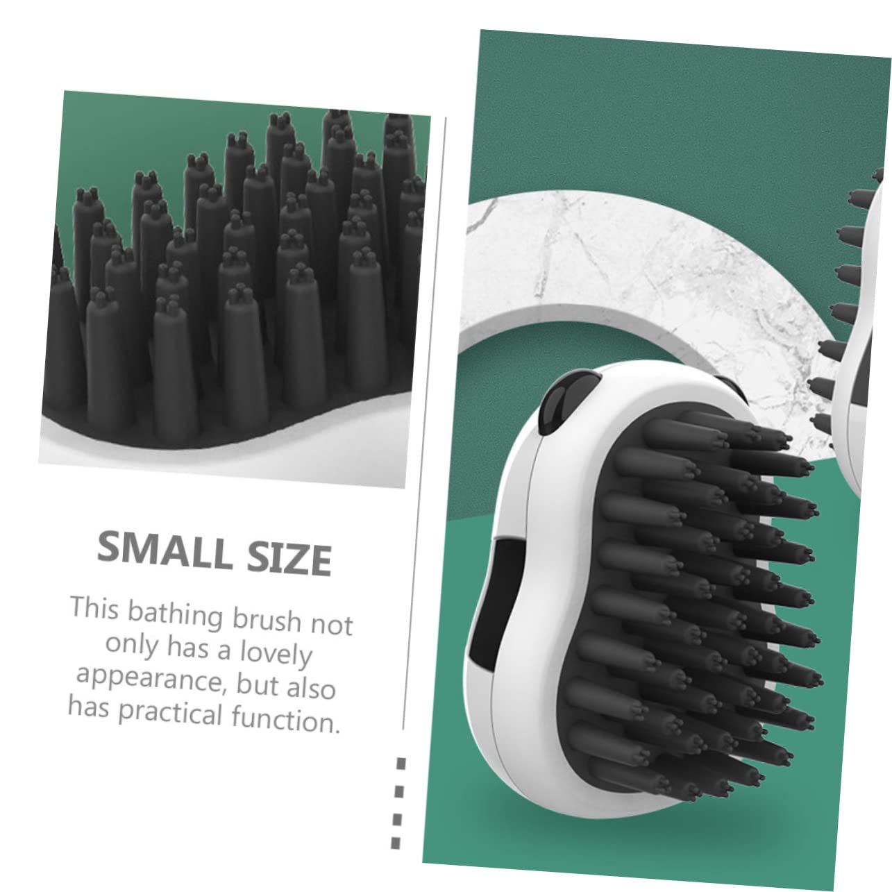 Happyyami 3 Piezas cepillo de baño pet massager cepillo quitapelos mascotas cepillo de limpieza para perros y gatos herramientas de masaje cepillo de masaje de limpieza cepillo para gatos