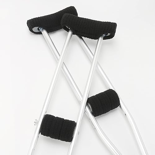 Miniatura 6 de Almohadillas para muletas – Acolchado para muleta de brazo – Funda de almohada universal acolchada para axilas con mango de antebrazo para