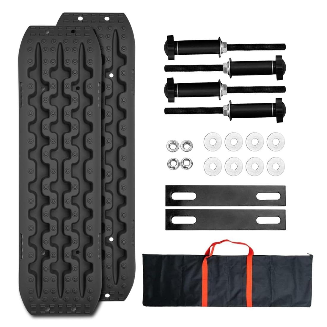 Suhoaziia - Set di 4 tappetini per auto a forma di zampa di cane bianca, per sedili anteriori/posteriori, resistenti con retro in gomma robusta, modello universale