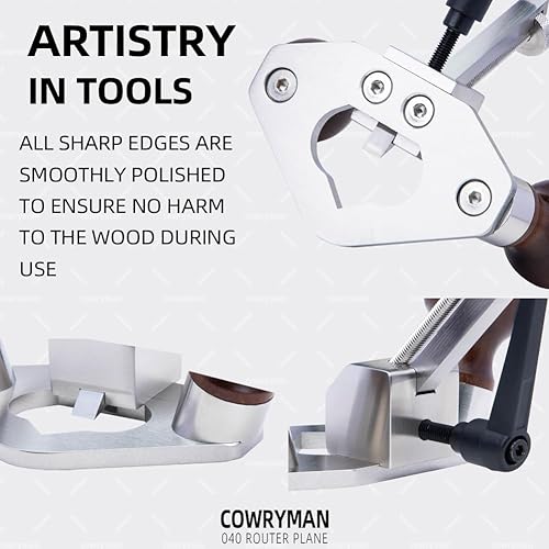 Miniatura 6 de Cowryman 040 Router Plane Handheld Grooving Tool para cortar Dados ranuras mortaja con hoja de 8MM
