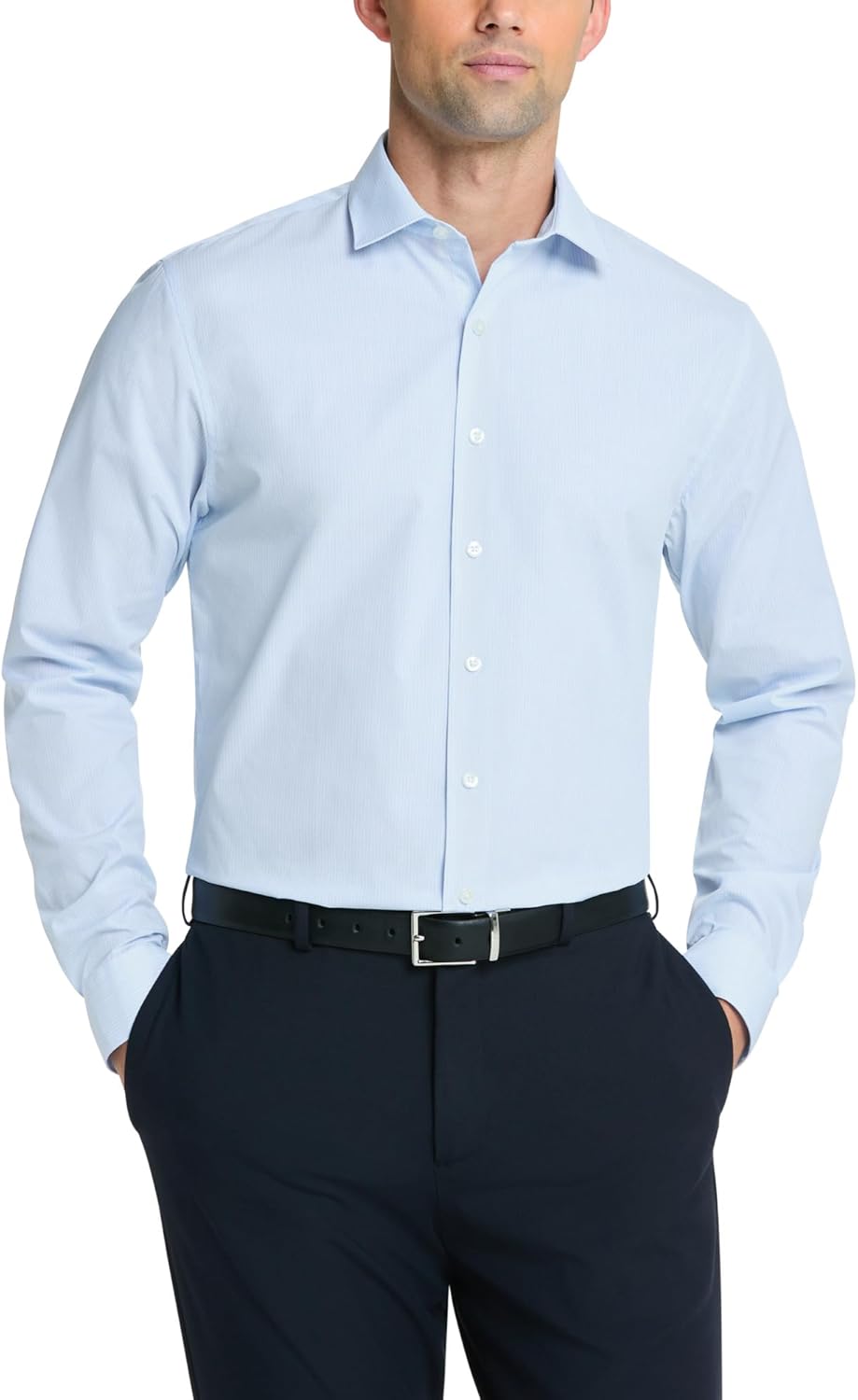 Kenneth Cole Reaction Camicia Uomo Elasticizzata Easy Care Vestito - 15 - Foto 2