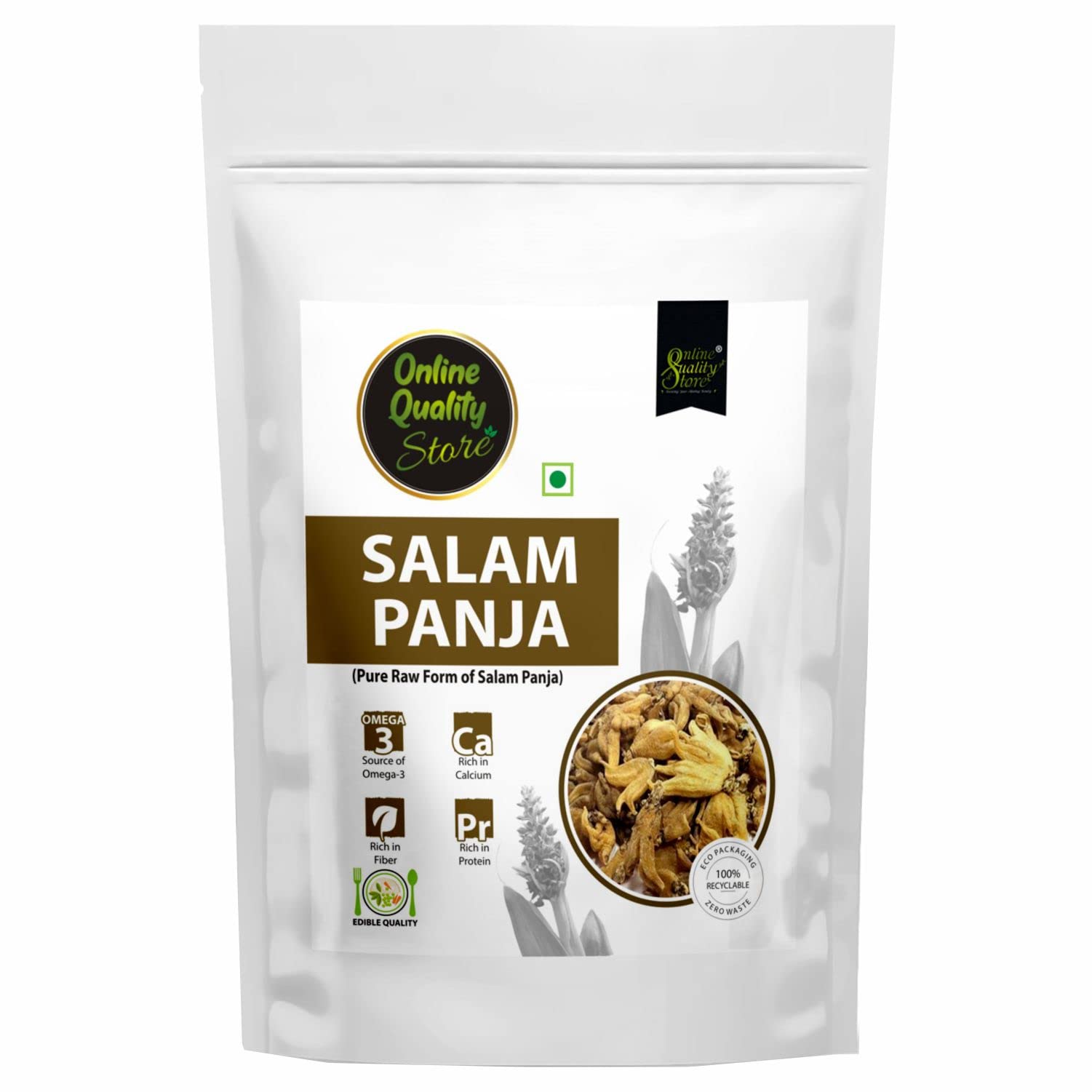 Online Quality Store Salam Panja - 100g | Salab Punja | Hatta Haddi - Panchaule Dactylorhiza Hatagirea