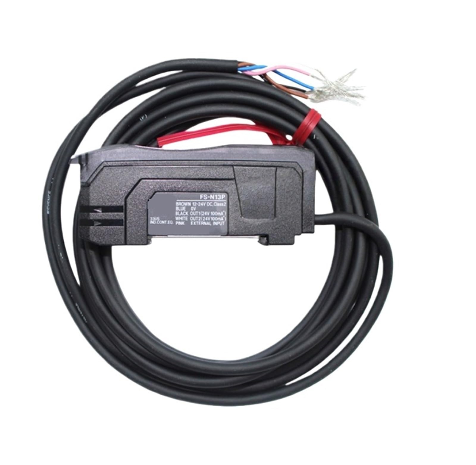 Przełącznik fotoelektryczny cyfrowy wzmacniacz światłowodowy FS-N13P PNP czujnik światłowodowy oryginalny do użytku przemysłowego