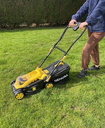 Nemura - Draadloze grasmaaier – gemotoriseerd tuingereedschap – draadloze grasmaaier 20 V – 2 accu's 4 Ah – TDB120-2B4 - Afbeelding 3