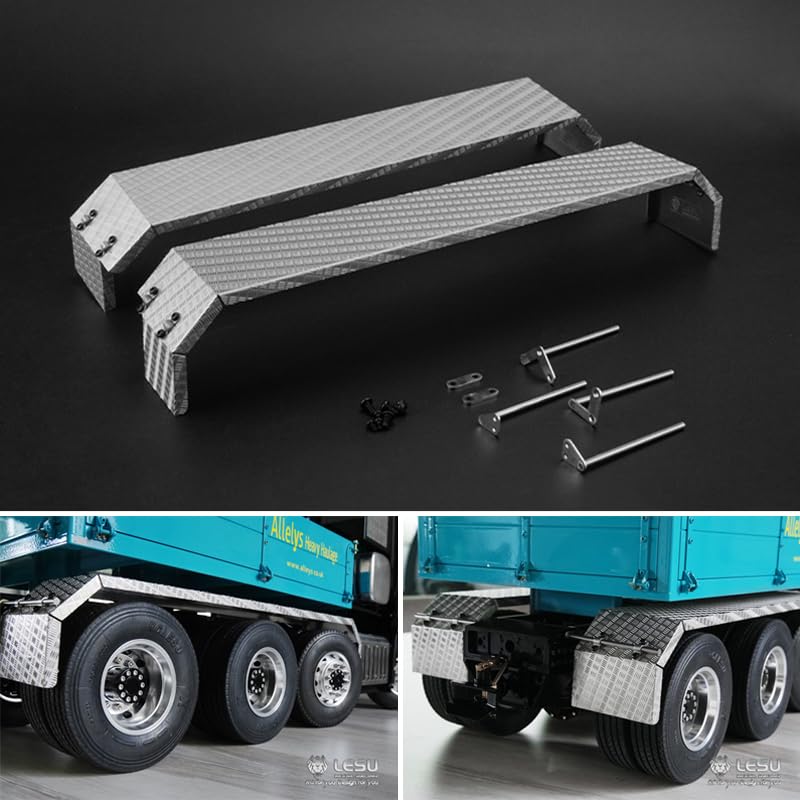 LESU Metallbrückenteile Für 1/14 RC Traktor & Kipper – Aluminium DIY Ersatzteil