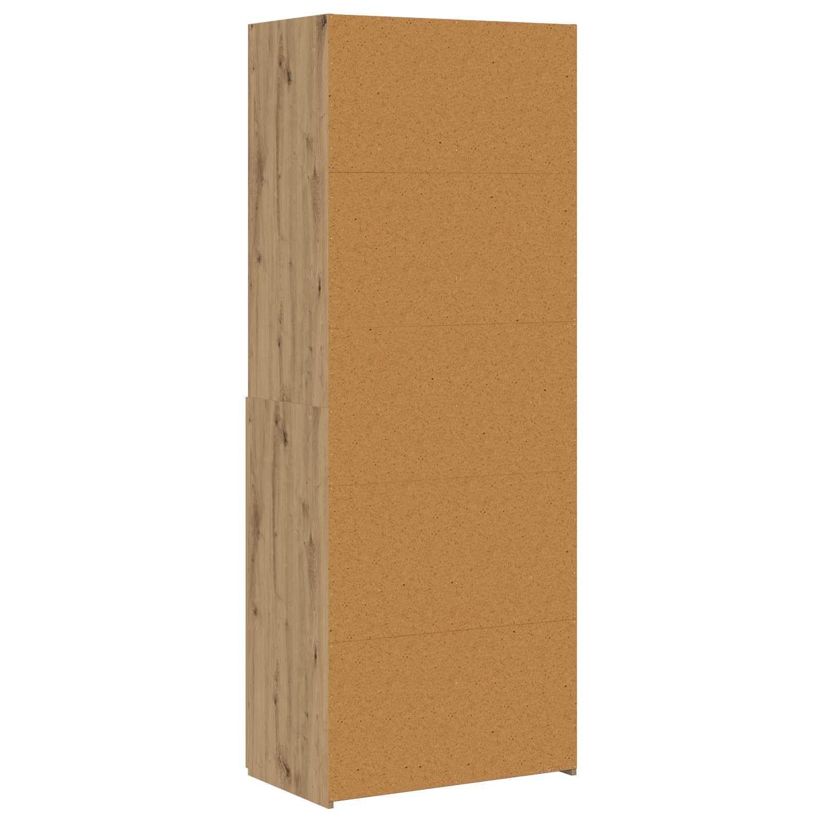 Highboard in rovere Artisan, 70 x 42,5 x 185 cm, in legno