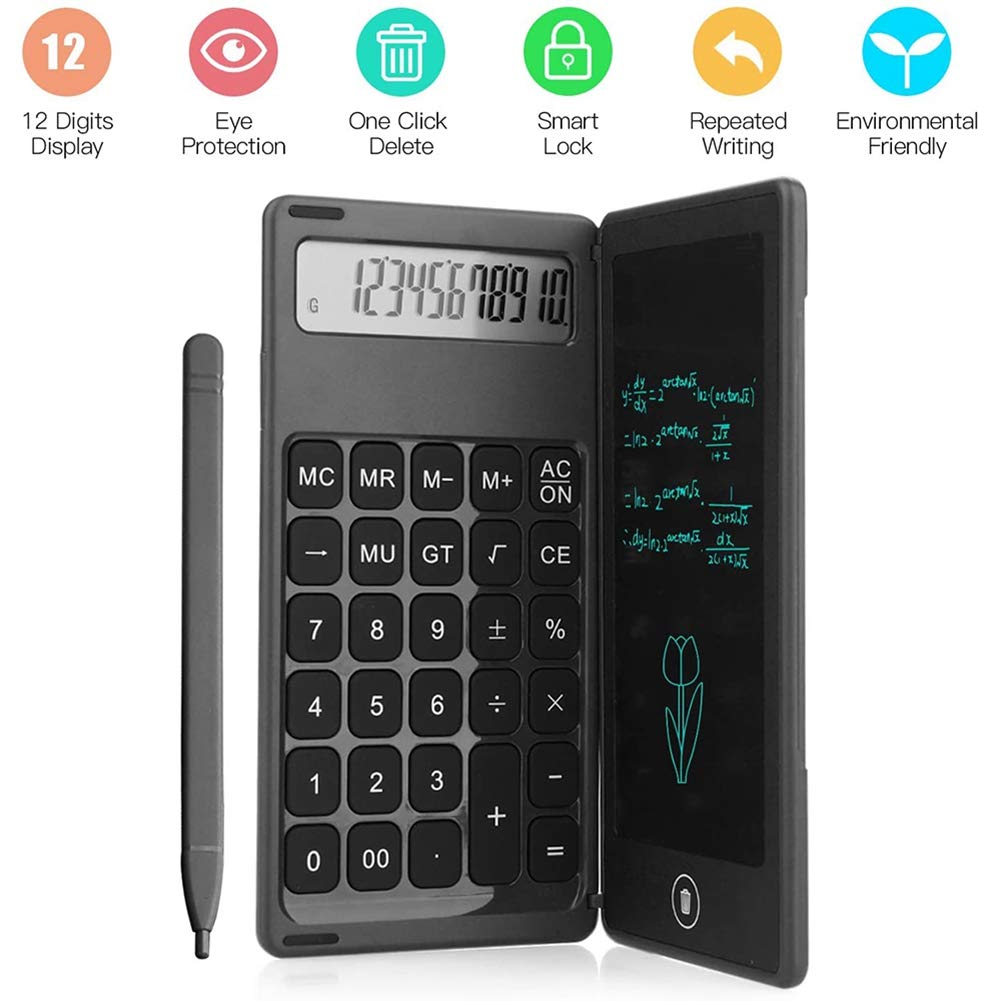 Opvouwbare rekenmachine en 6 inch LCD-schrijftablet Digitaal tekenblok 12-cijferig display met stylus kopen vanaf een prijs van 14