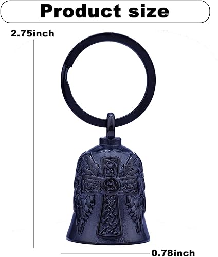 Miniatura 6 de Campanas de motocicleta para hombre, campana de ángel de motocicleta para hombres y mujeres, accesorio de motociclista, protección de seguridad para