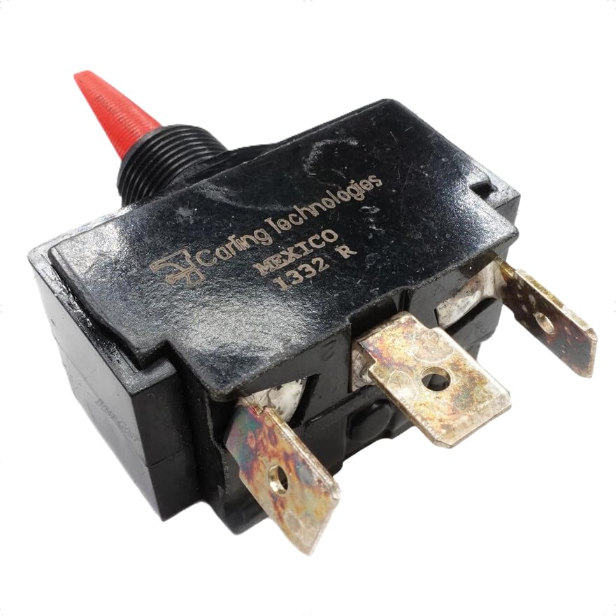 3-Position Red Toggle Switch Compatible with for MotorGuide Foot Pedal | Controls Momentary Continuous High Bypass or 12V Off 24V | Replaces 8M3003621 MFP15305T
