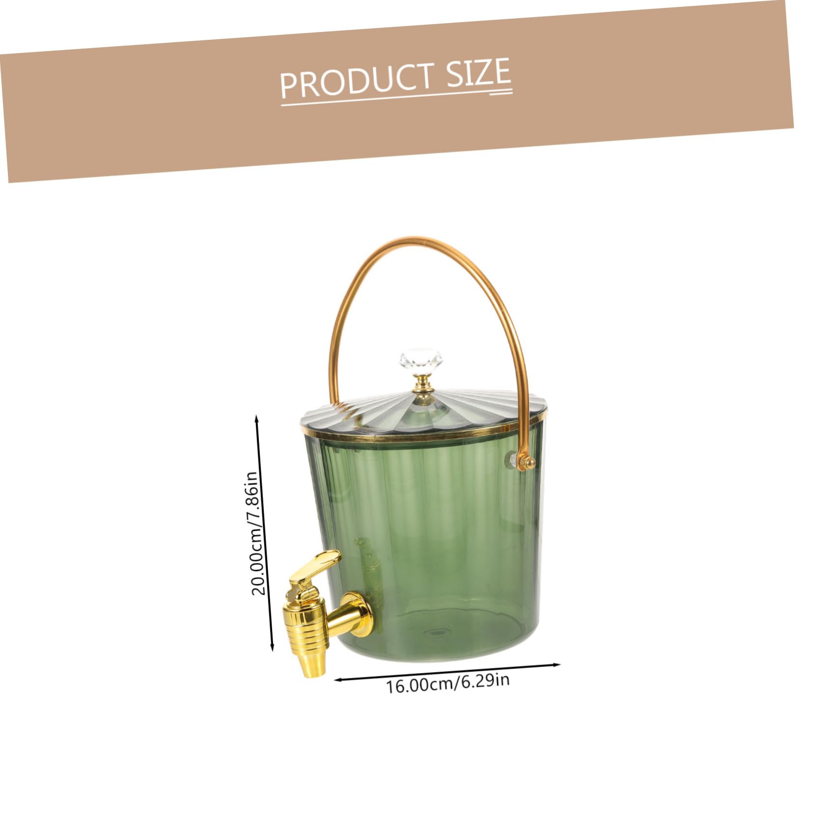 HOLIDYOYO Drinks Dispenser with Spigot Beverage Container for Parties Events Drink Dispenser for Juices Cocktails Cold Drinks for Home Weddings