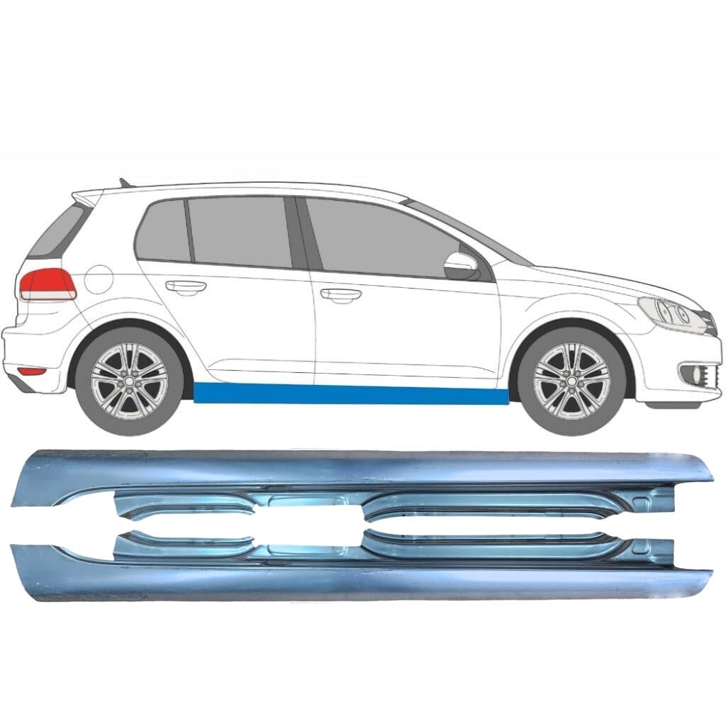 Voll schweller für Volkswagen Golf 6 2008-2013 / Links+Rechts/Satz