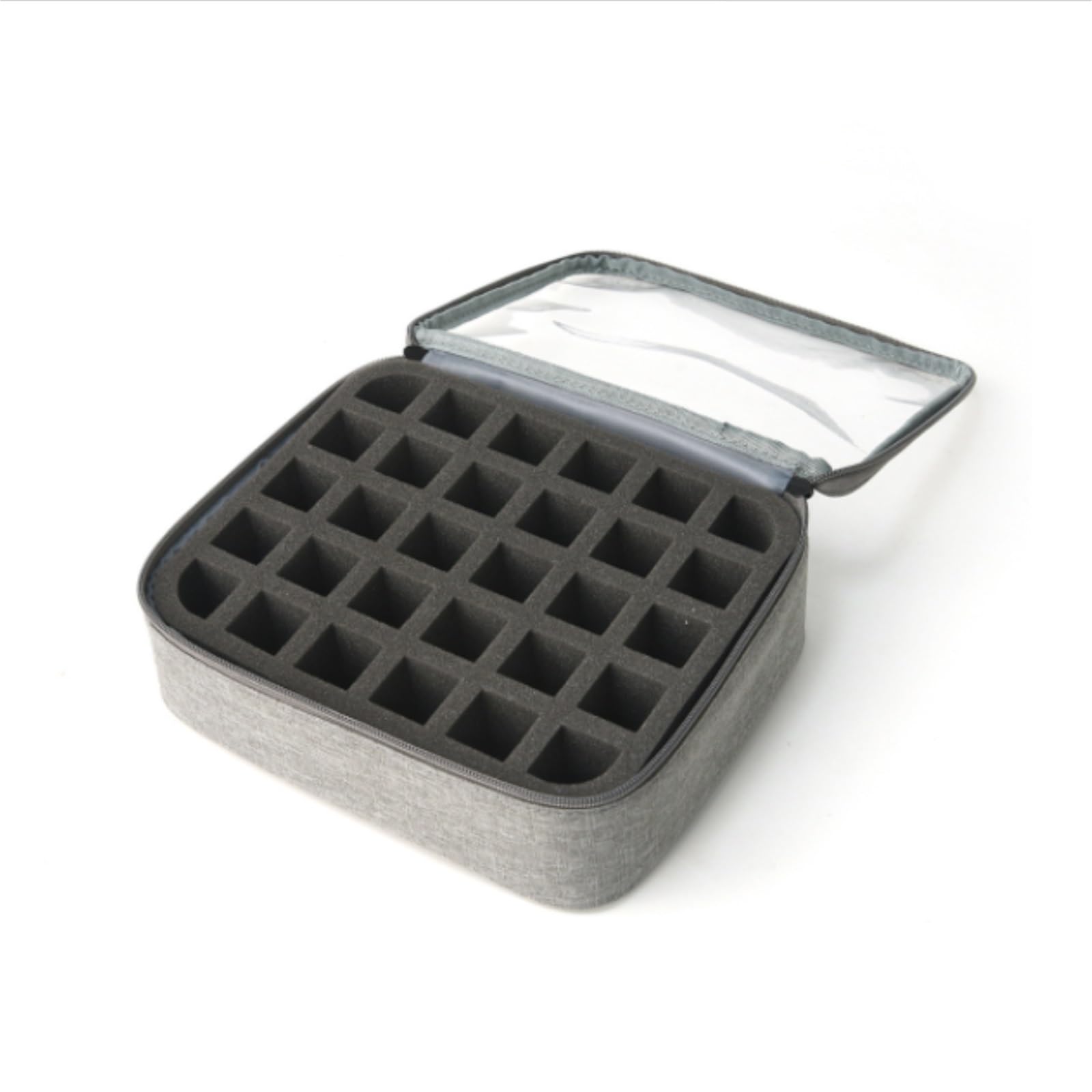 Organizer do paznokci – przenośna kosmetyczka ze zdejmowanymi przegrodami do lakieru do paznokci i akcesoriów do makijażu, różowy, 1 count (Pack of 1)