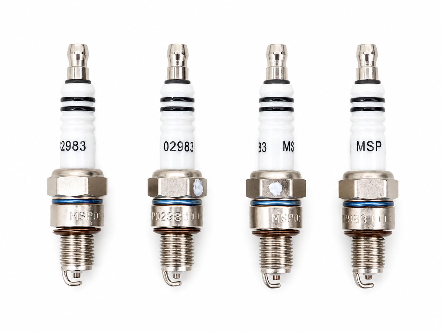 Master Spark Plug, (Set of 4), Nickel, MSP 02983, HN-Bike/Scooter, Splender, Passion, Aviator, Activa-Upto FEB2009, Maestro.-image-24
