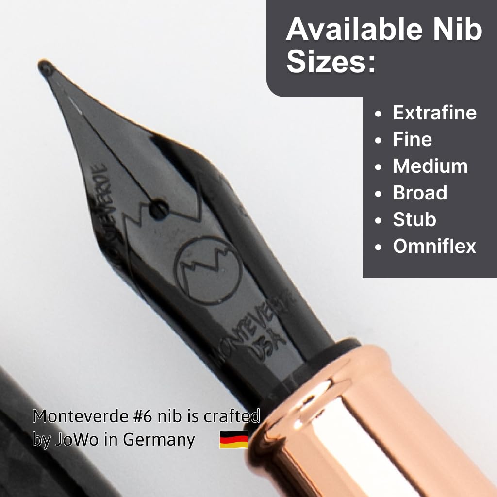 MONTBLANC MEISTERSTUCK 中字カーボンファイバー万年筆 詳細ページ